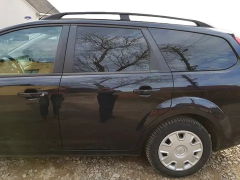 Алюмінієві рейлінги (Caravan, Чорні) для Ford Focus II 2005-2008 рр — Ford Focus II 2005-2008 гг. DianaParts