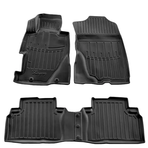 Килимки Stingray 3D (4 шт) для Honda Civic Sedan VIII 2006-2011 рр — Honda Civic Sedan VIII 2006-2011 гг. DianaParts