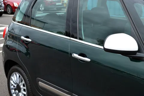 Молдинг скла (6 шт, нерж.) Carmos - Турецька сталь для Fiat 500/500L 2013-2022 рр — Fiat 500/500L 2013-2022 гг. DianaParts