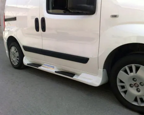 Бокові пороги Sorento тип (під фарбування) для Peugeot Bipper 2008-2017 рр — Peugeot Bipper 2008-2017 гг. DianaParts