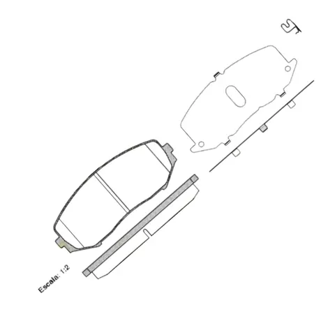 Колодки гальмівні Suzuki Grand Vitara 2.7 XL-703-,1.6 2.0 (2005-) передні ROADHOUSE — Гальмівна система DianaParts
