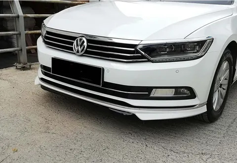 Накладка на передній бампер DPT Lip (2015-2019 EU, під фарбування) для Volkswagen Passat B8 рр — Volkswagen Passat B8 2015-2023 гг. DianaParts