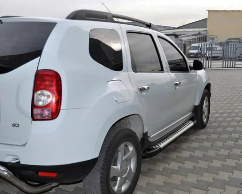 Бокові пороги X5-тип (2 шт, алюмін. профілю.) для Dacia Duster 2008-2018 рр — Dacia Duster 2008-2018 гг. DianaParts