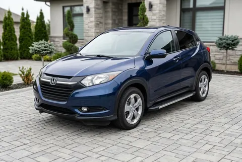 Бокові пороги Duru (2 шт., Алюміній) для Honda HR-V 2014-2021 рр — Honda HR-V 2014-2021 гг. DianaParts