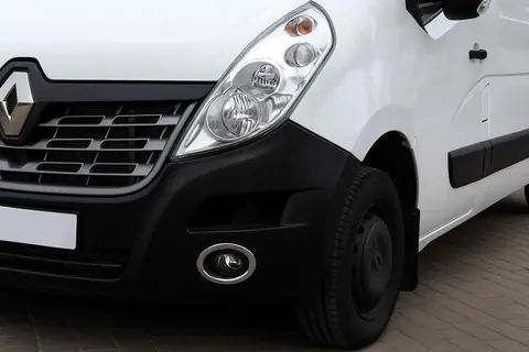 Накладки на противотуманки Carmos (2 шт., нерж.) для Renault Master 2011-2023 рр — Renault Master 2011-2023 гг. DianaParts