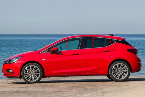 Окантовка вікон (HB) (8 шт, нерж.) для Opel Astra K 2016-2021 рр — Opel Astra K 2016-2021 гг. DianaParts