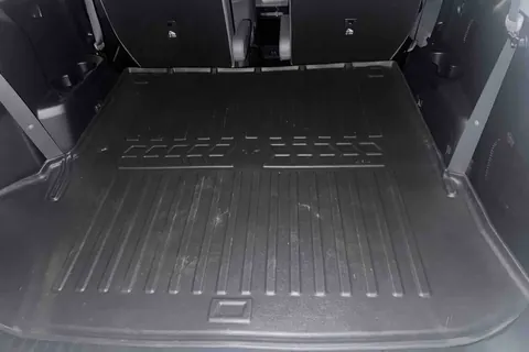 Килимок в багажник Stingray 3D (З сабвуфером, 7-місний зі складеним 3-м рядом) для Toyota Highlander 2019- рр — Toyota Highlander 2019- гг. DianaParts