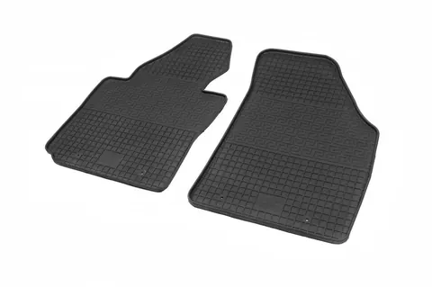 Гумові килимки (2 шт, Polytep) для Volkswagen Caddy 2015-2020 рр — Volkswagen Caddy 2015-2020 гг. DianaParts