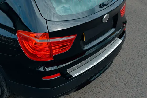 Накладка зі сталі на задній бампер OmsaLine (матова, нерж.) для BMW X3 F25 2011-2018 рр — BMW X3 F25 2011-2018 гг. DianaParts