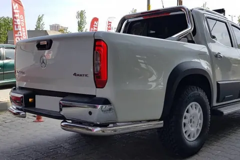Задній захист AK003 (2018-2022, нерж) для Ford Ranger рр — Ford Ranger 2011–2022 гг. DianaParts