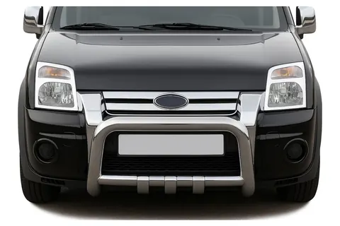 Окантовка на передні ліхтарі OmsaLine (2 шт., Abs хром) для Ford Connect 2002-2006 рр — Ford Connect 2002–2006 гг. DianaParts