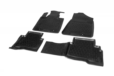 Гумові килимки (4 шт, Niken 3D) для Kia Sportage 2015-2021 рр — Kia Sportage 2015-2021 гг. DianaParts