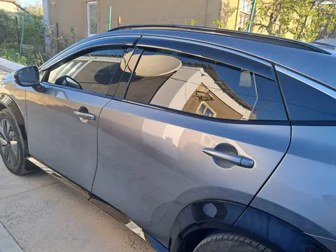 Вітровики з хромованим молдингом Niken Luxury (4 шт) для Nissan Ariya 2022- рр — Nissan Ariya 2022- гг. DianaParts