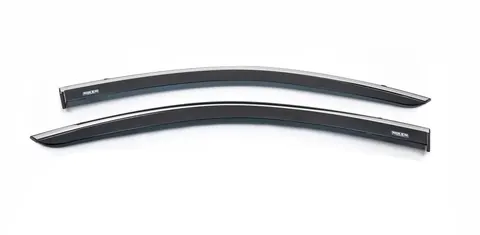 Вітровики з хромованим молдингом (2 шт, Niken) для Renault Lodgy 2013-2022 рр — Renault Lodgy 2013-2022 гг. DianaParts