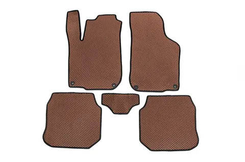 Килимки EVA (Коричневий) для Volkswagen Golf 4 1997-2006 рр — Volkswagen Golf 4 1997-2006 гг. DianaParts