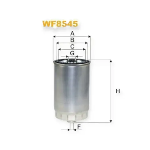 Фільтр паливний Hyundai Santa Fé III 2.0CRDi (12-) WIX FILTERS — Фільтри DianaParts