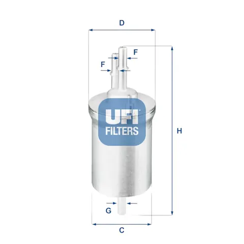 Фільтр паливний VAG (з регулятором тиску) UFI — Фільтри DianaParts