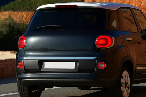 Кромка багажника (нерж.) Carmos - Турецька сталь для Fiat 500/500L 2013-2022 рр — Fiat 500/500L 2013-2022 гг. DianaParts