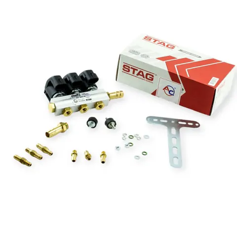 Форсунки stag w01 3 циліндри, з жиклерами d 1.5 мм — Автозапчастини DianaParts