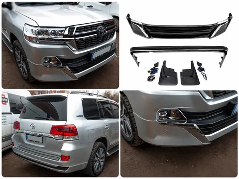 Комплект обвісів 2016-2021 (Executive 2021) Білий колір для Toyota Land Cruiser 200 рр — Toyota Land Cruiser 200 2007-2021 гг. DianaParts