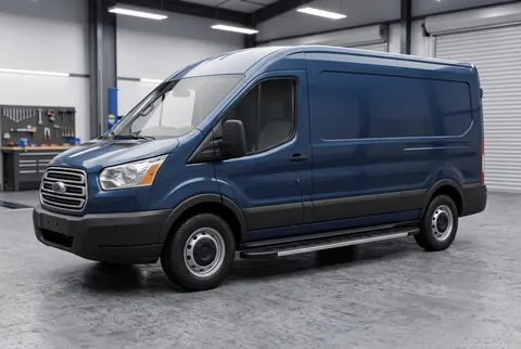 Бокові пороги Duru (2 шт., Алюміній) L2 (середня) для Ford Transit 2000-2014 рр — Ford Transit 2000–2014 гг. DianaParts