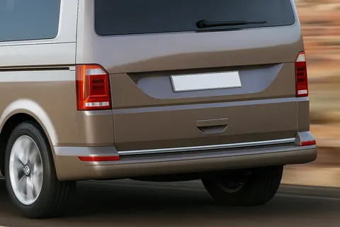 Кромка багажника (нерж) OmsaLine - Італійська нержавійка для Volkswagen T6 2015-2024 рр — Volkswagen T6 2015-2024 гг. DianaParts