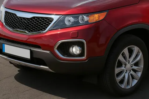 Окантовка протитуманок 2010-2013 (2 шт., нерж) для Kia Sorento II XM рр — Kia Sorento II XM 2009-2014 гг. DianaParts