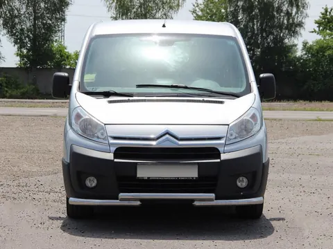 Передній захист ST009 (нерж.) 60 мм для Peugeot Expert 2007-2016 рр — Peugeot Expert 2007-2016 гг. DianaParts