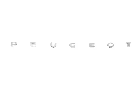 Напис Peugeot (630мм на 25мм) для Peugeot Partner Tepee 2008-2018 рр — Peugeot Partner Tepee 2008-2018 гг. DianaParts