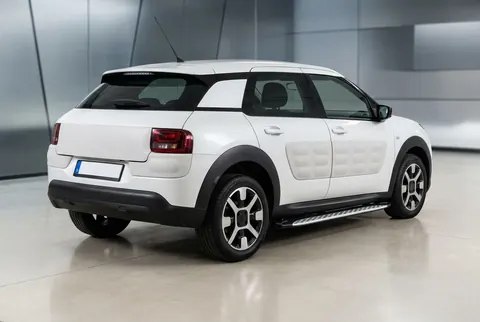 Бокові пороги Shining V1 (2 шт., Алюміній) для Citroen Cactus 2014-2020 рр — Citroen Cactus 2014-2020 гг. DianaParts