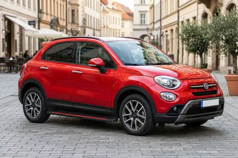 Бокові пороги Maya Red (2 шт., алюміній) для Fiat 500X 2014-2024 рр — Fiat 500X 2014-2024 гг. DianaParts