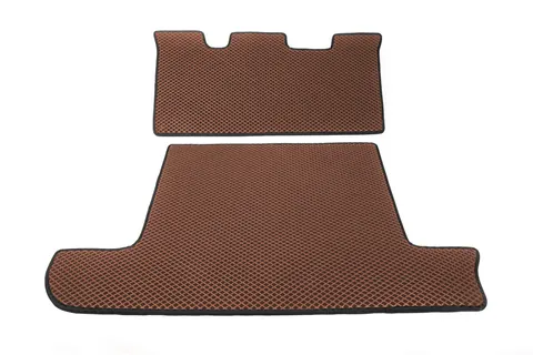 Килимок багажника 2 шт Цегляний (EVA, 7 місць) для Toyota Land Cruiser 100 1998-2007 рр — Toyota Land Cruiser 100 1998-2007 гг. DianaParts