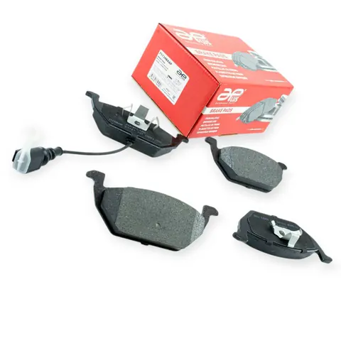 Колодки гальмівні Volkswagen Golf IV, Skoda Oktavia 1.6, Fabia I (1999-2008) передні (71134AAP) (з датчиком) APPLUS — Гальмівна система DianaParts