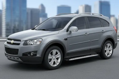 Бокові пороги Shining V1 (2 шт., алюміній) 2006-2015 для Chevrolet Captiva рр — Chevrolet Captiva 2006-2019 гг. DianaParts