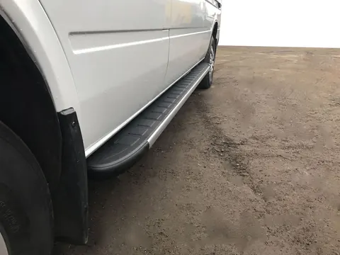 Бокові пороги Duru (2 шт., Алюміній) Довга база для Mercedes Sprinter W901/902/903/904/905 1995-2006 рр — Mercedes Sprinter W901/902/903/904/905 1995–2006 гг. DianaParts