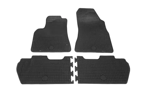 Гумові килимки (4 шт, Doma) для Citroen Berlingo 2008-2018 рр — Citroen Berlingo 2008-2018 гг. DianaParts