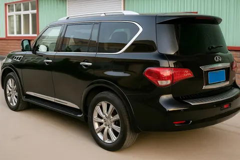 Молдинги дверні (4 шт, хром) для Nissan Armada 2016-2024 рр — Nissan Armada 2016-2024 гг. DianaParts