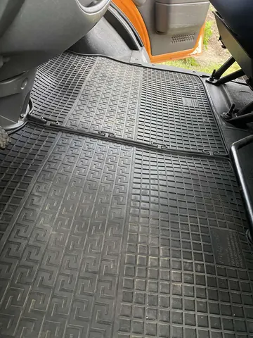 Гумові килимки (2 шт, Polytep) для Fiat Ducato 1995-2006 рр — Fiat Ducato 1995-2006 гг. DianaParts