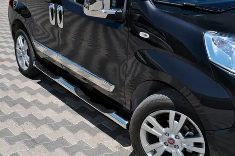 Бічні труби (2 шт., нерж) для Peugeot Bipper 2008-2017 рр — Peugeot Bipper 2008-2017 гг. DianaParts