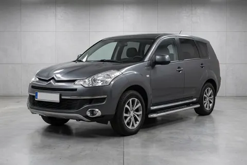 Бокові пороги Maydos V1 (2 шт., Алюміній -2026 нерж) для Citroen C-Crosser 2007-2013 рр — Citroen C-Crosser 2007-2013 гг. DianaParts