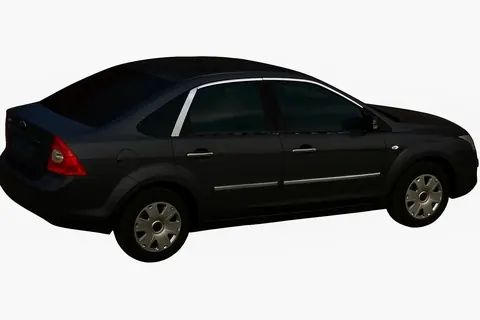 Верхня окантовка скла HB (6 шт, нерж.) для Ford Focus II 2005-2008 рр — Ford Focus II 2005-2008 гг. DianaParts