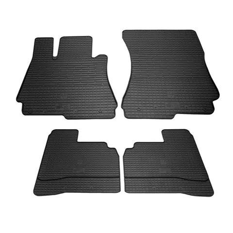 Гумові килимки (4 шт, Stingray Premium) для Mercedes S-сlass W221 2005-2013 рр — Mercedes S-сlass W221 2005-2013 гг. DianaParts