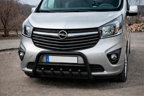 Кенгурятник WT003 Black (нерж) для Renault Trafic 2015- рр — Renault Trafic 2015- гг. DianaParts