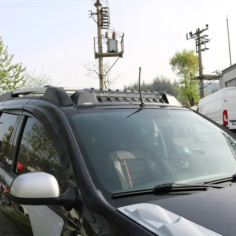 Козирьок лобовога скла V3 (LED) для Dacia Duster 2008-2018 рр — Dacia Duster 2008-2018 гг. DianaParts