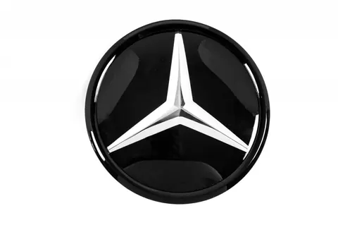 Передня емблема під склом, чорна окантовка a0008881000 для Mercedes E-сlass W213 рр — Mercedes E-сlass W213 2016-2023 гг. DianaParts