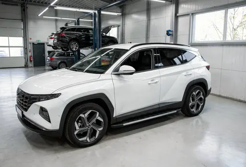 Бокові пороги Duru (2 шт., Алюміній) для Hyundai Tucson NX4 2021- рр — Hyundai Tucson NX4 2021- гг. DianaParts