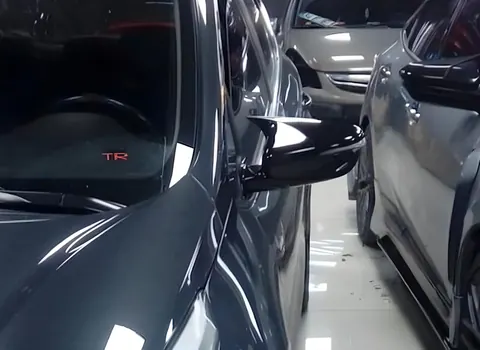 Накладки на дзеркала BMW-Style (2 шт) для Kia Cerato 3 2013-2018 рр — Kia Cerato 3 2013-2018 гг. DianaParts