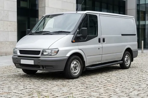 Бокові пороги Allmond Black (2 шт., Алюміній) L1 (коротка) для Ford Transit 2000-2014 рр — Ford Transit 2000–2014 гг. DianaParts