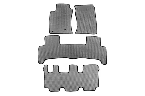 Килимки EVA (3 ряди, сірі) для Lexus GX470 2002-2009 рр — Lexus GX470 2002-2009 гг. DianaParts