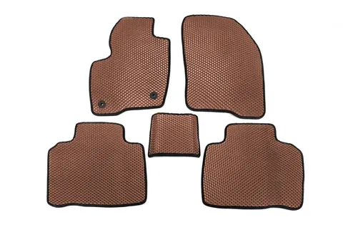 Килимки EVA (Коричневий) для Ford Edge 2014-2024 рр — Ford Edge 2014-2024 гг. DianaParts